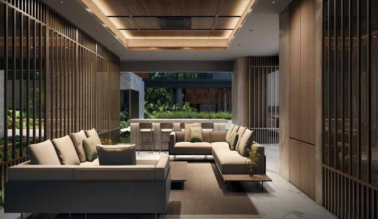 Club lounge at Promenade Peak