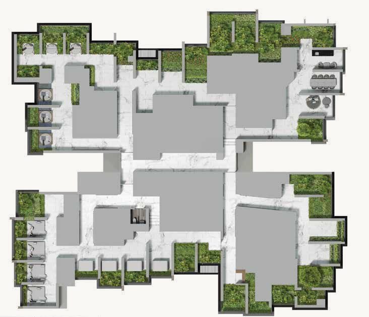 Promenade Peak Level 22 Social Peak floor plan