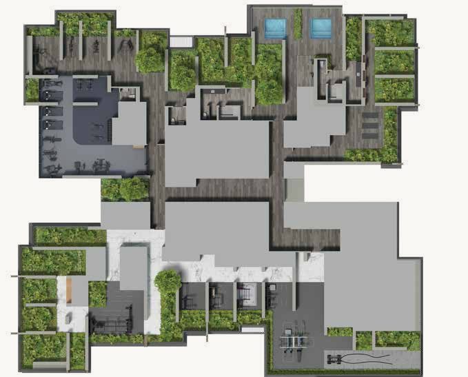 Promenade Peak Level 43 Wellness Peak floor plan